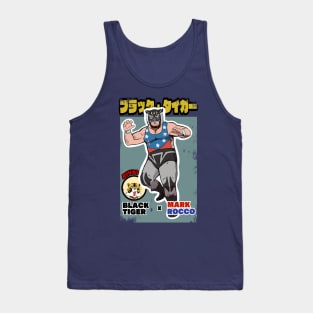 Black Tiger Mask Tank Top